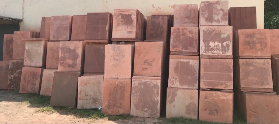 Red stone